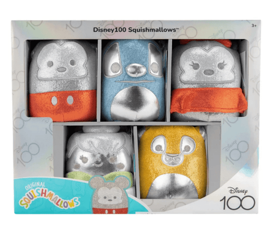 Disney 100 Squishmallows Mickey and Friends 5pk Plush Box Set New - Black Hills Blue Spruce Mercantile