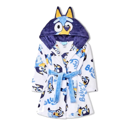 Bluey Toddler Hooded Costume Print Bathrobe, Robe