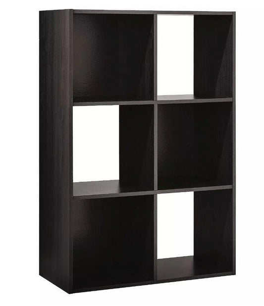 Room Essential 11 Inch 6-Cube Organizer Shelf - Black Hills Blue Spruce Mercantile